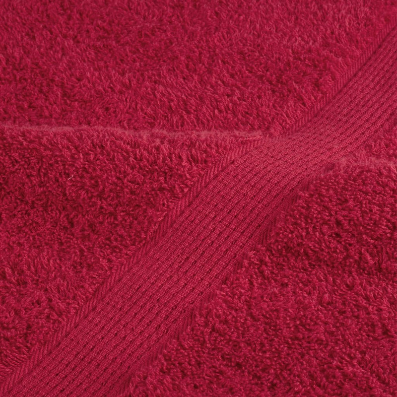 Premium-Duschtücher SOLUND 10 Stk. Rot 70x140 cm 600 g/m²