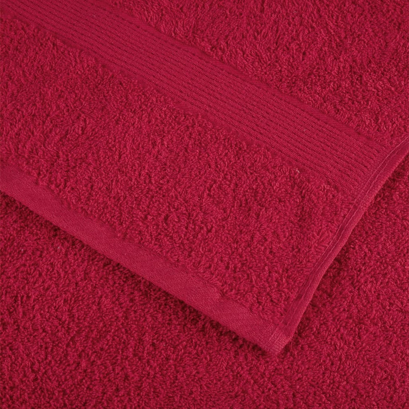 Premium-Handtücher SOLUND 2 Stk. Rot 100x200 cm 600 g/m²