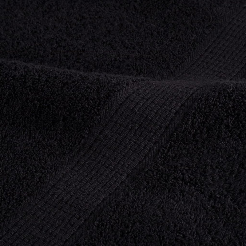 Premium-Duschtücher SOLUND 4 Stk. Schwarz 70x140 cm 600 g/m²