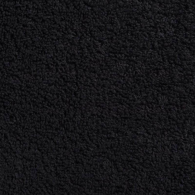 Premium-Saunatücher SOLUND 2 Stk. Schwarz 80x200 cm 600 g/m²