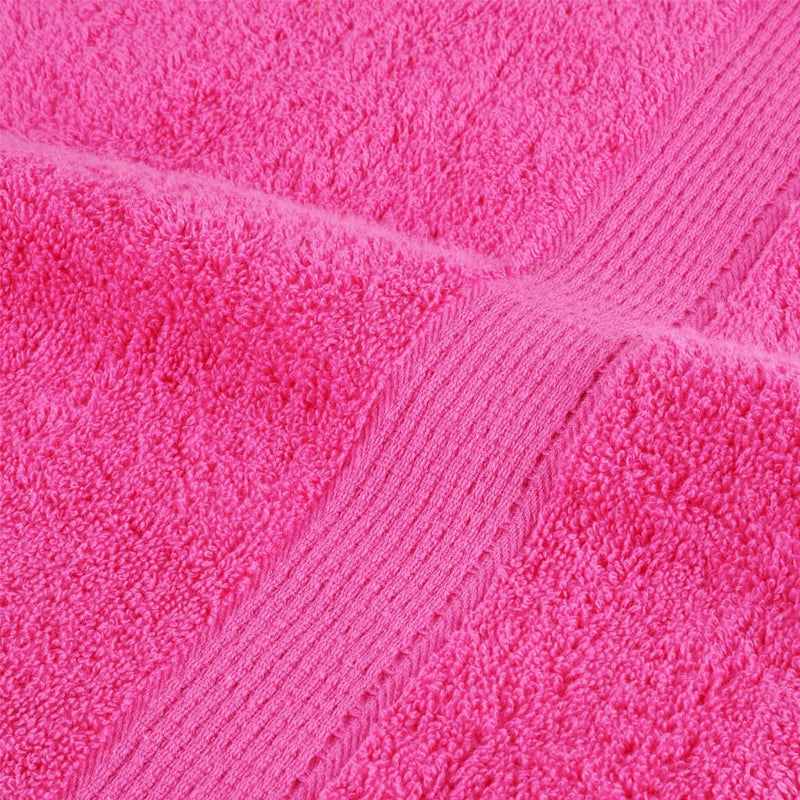 Premium-Handtücher SOLUND 2 Stk. Rosa 100x200 cm 600 g/m²