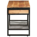 Schuhbank 110X35X45 Cm Massivholz Akazie Und Eisen