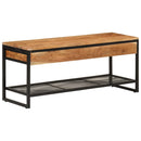 Schuhbank 110X35X45 Cm Massivholz Akazie Und Eisen