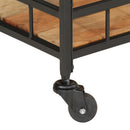 Barwagen 60X40X80 Cm Massivholz Akazie Und Eisen