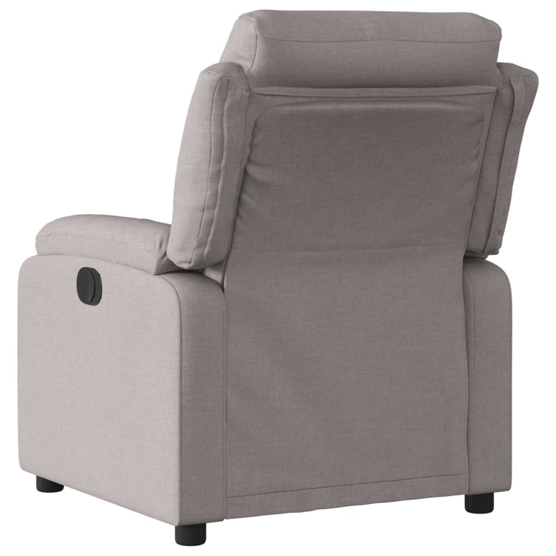 Relaxsessel Elektrisch Taupe Stoff