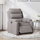 Massagesessel Elektrisch Stoff Taupe