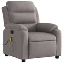 Massagesessel Elektrisch Stoff Taupe