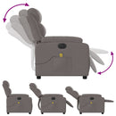 Massagesessel Elektrisch Stoff Taupe