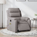 Massagesessel Elektrisch Stoff Taupe