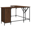 Schreibtisch Braun Eichen-Optik 141X141X75 Cm Holzwerkstoff