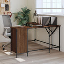 Schreibtisch Braun Eichen-Optik 141X141X75 Cm Holzwerkstoff