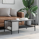 Couchtisch Mit Regal 100X51X40 Cm Holzwerkstoff