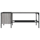 Couchtisch Mit Regal 100X51X40 Cm Holzwerkstoff