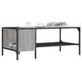 Couchtisch Mit Regal 100X51X40 Cm Holzwerkstoff