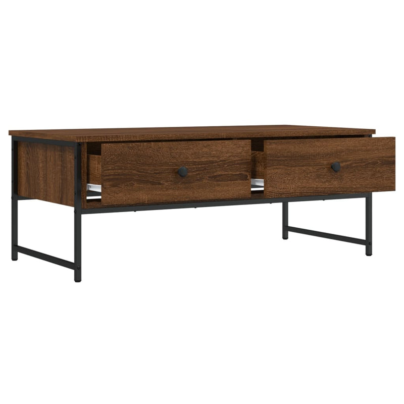 Couchtisch Braun Eichen-Optik 101x49x39,5 cm Holzwerkstoff