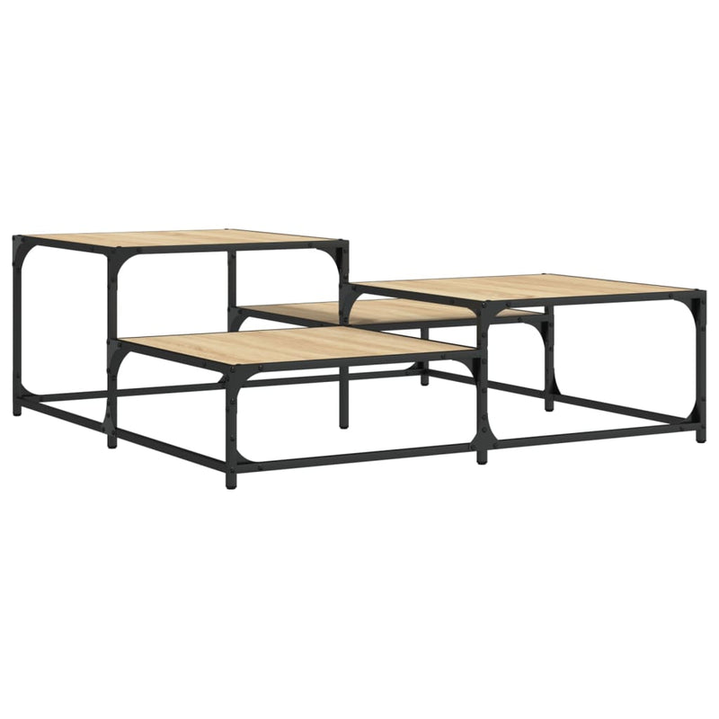 Couchtisch Sonoma-Eiche 107x107x40 cm Holzwerkstoff