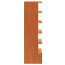 Schuhregal Wachs 52X30X104 Cm Massivholz Kiefer