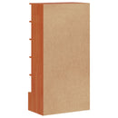Schuhregal Wachs 52X30X104 Cm Massivholz Kiefer