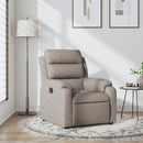 Massagesessel Elektrisch Stoff Taupe