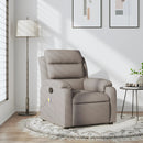 Massagesessel Elektrisch Stoff Taupe