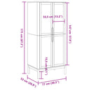 Kleiderschrank Floro 77X53X171 Cm Massivholz Kiefer