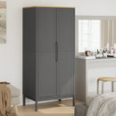 Kleiderschrank Floro 77X53X171 Cm Massivholz Kiefer