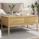 Couchtisch Floro 99X55,5X45 Cm Massivholz Kiefer
