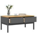 Couchtisch Floro 99X55,5X45 Cm Massivholz Kiefer