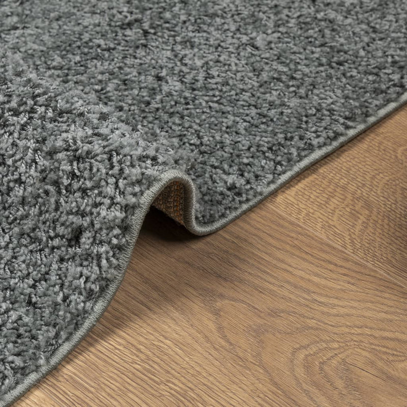 Teppich Shaggy Hochflor Modern Grün 140x200 cm