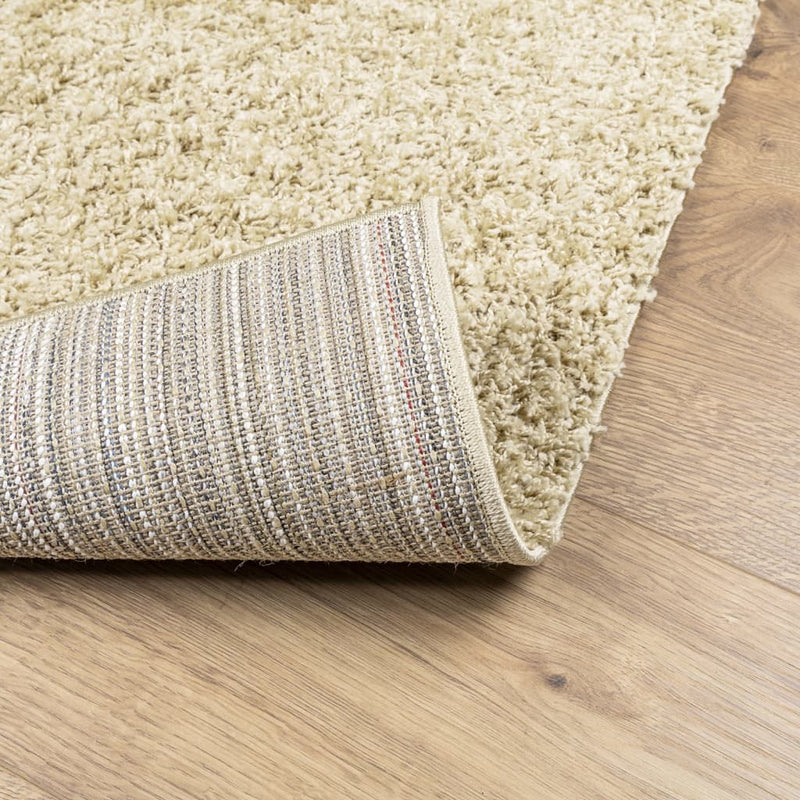 Teppich Shaggy Hochflor Modern Golden 80x200 cm