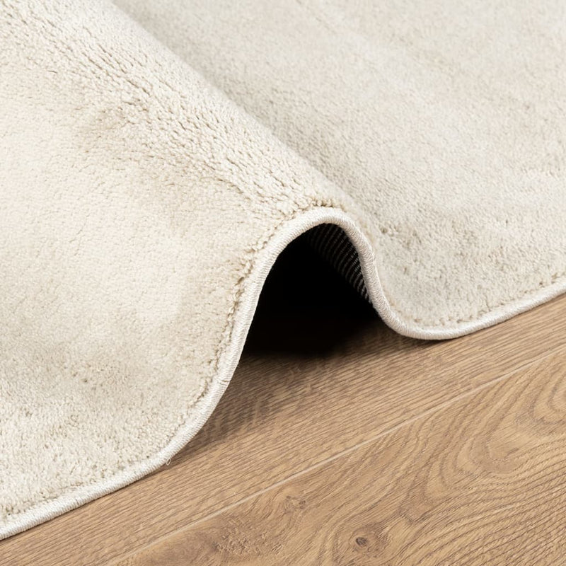 Teppich OVIEDO Kurzflor Beige 80x150 cm