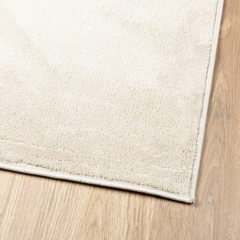 Teppich OVIEDO Kurzflor Beige 80x250 cm