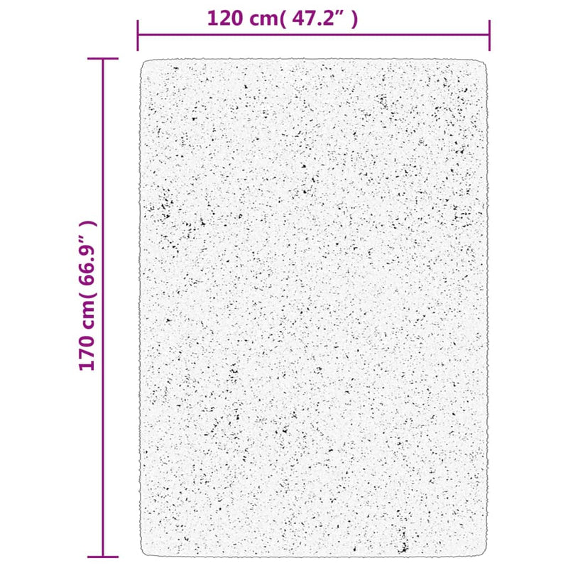 Teppich OVIEDO Kurzflor Grün 120x170 cm