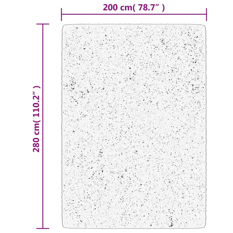 Teppich OVIEDO Kurzflor Türkis 200x280 cm