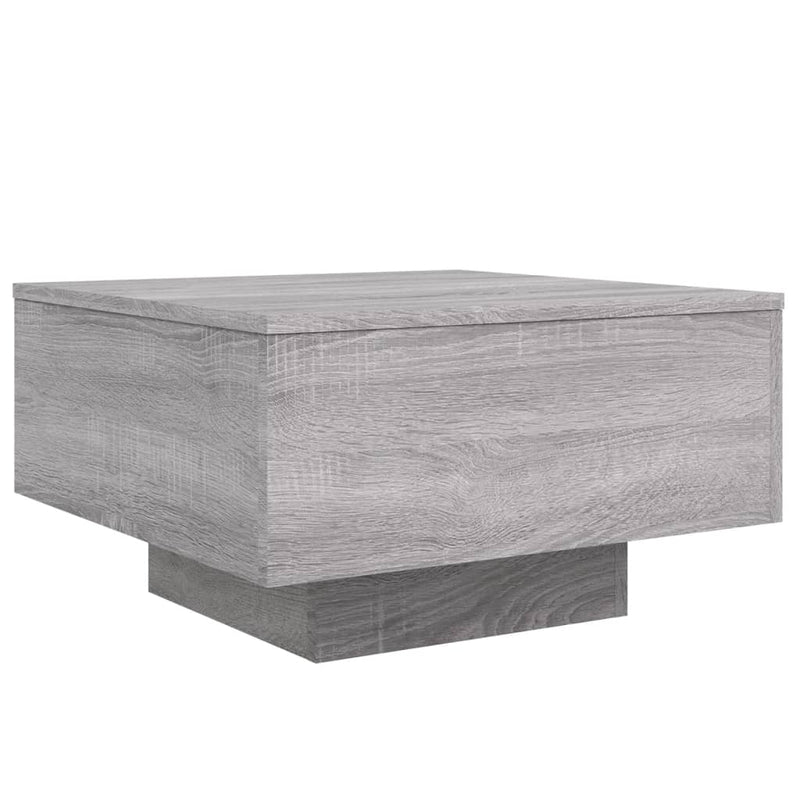 Couchtisch Grau Sonoma 55x55x31 cm Holzwerkstoff