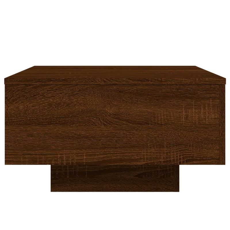 Couchtisch Braun Eichen-Optik 55x55x31 cm Holzwerkstoff