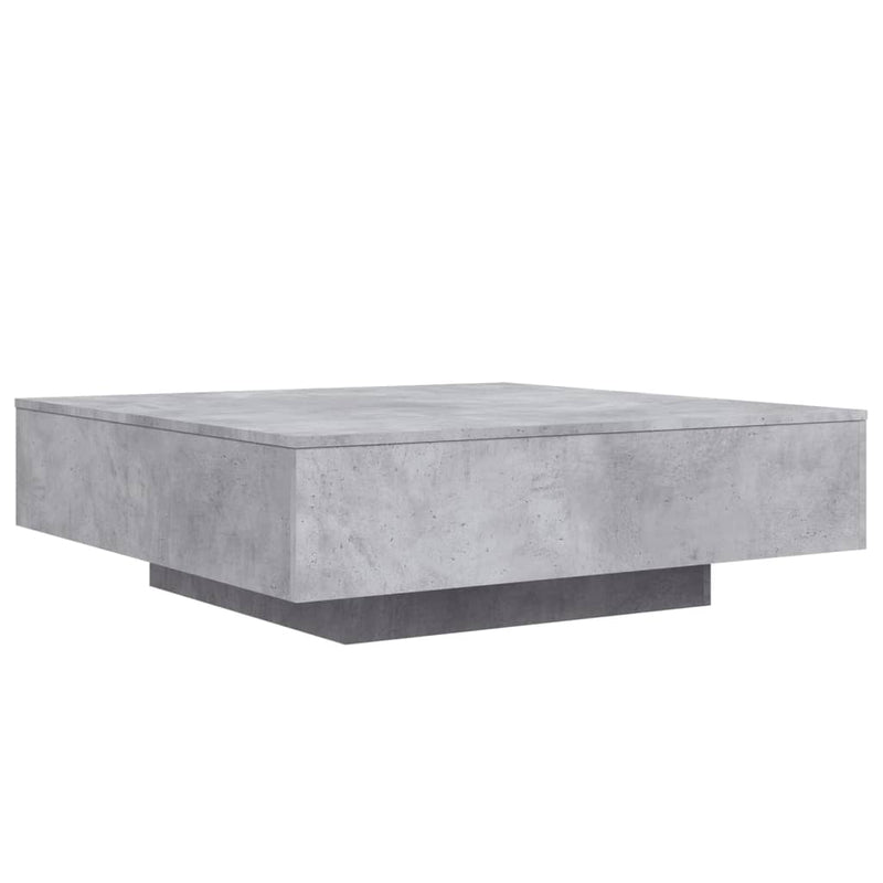 Couchtisch Betongrau 100x100x31 cm Holzwerkstoff