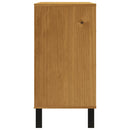 Schubladenschrank Flam 110X40X80 Cm Massivholz Kiefer Grün