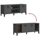 Schuhbank Viken Anthrazit 106X35X45 Cm Holzwerkstoff