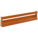 Wand-Schuhregale 2 Stk. 110X8,5X23,5 Cm Massivholz Wachsbraun
