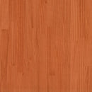 Wand-Schuhregale 2 Stk. 110X8,5X23,5 Cm Massivholz Wachsbraun