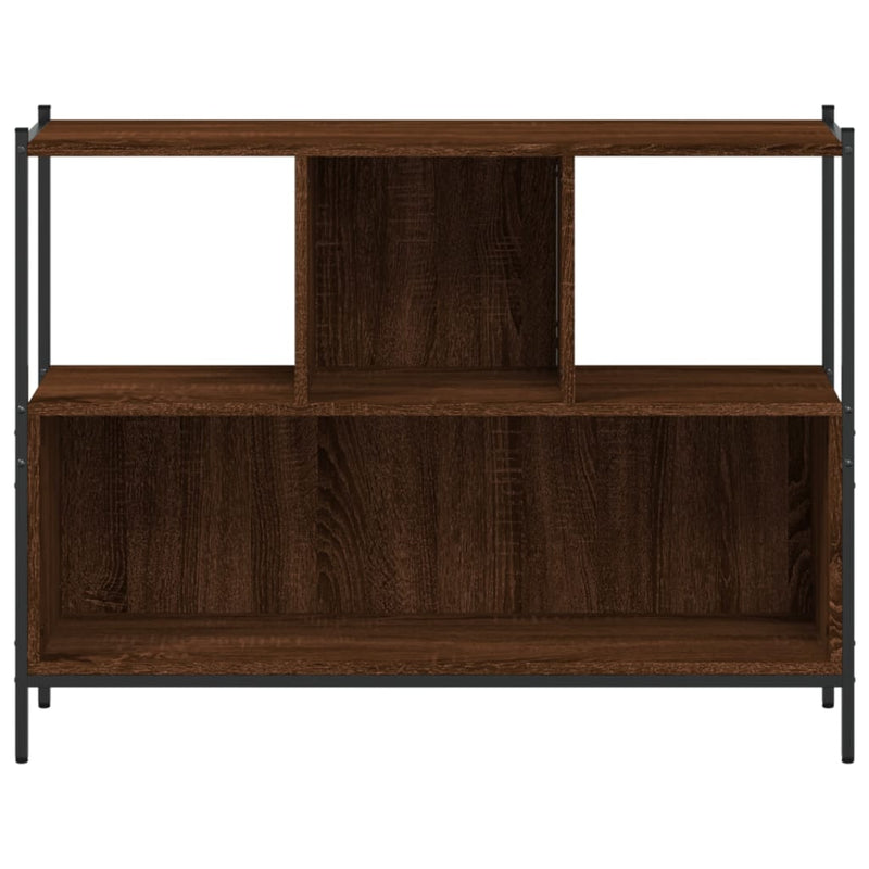 Bücherregal Braun Eichen-Optik 102x28x77,5 cm Holzwerkstoff