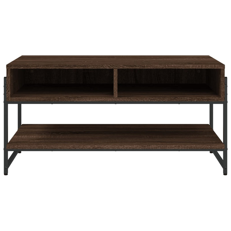 Couchtisch Braun Eichen-Optik 90x50x45 cm Holzwerkstoff