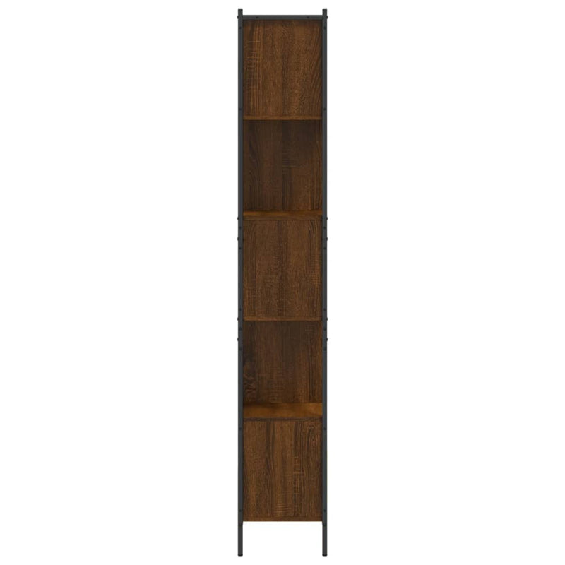 Bücherregal Braun Eichen-Optik 72x28x172 cm Holzwerkstoff