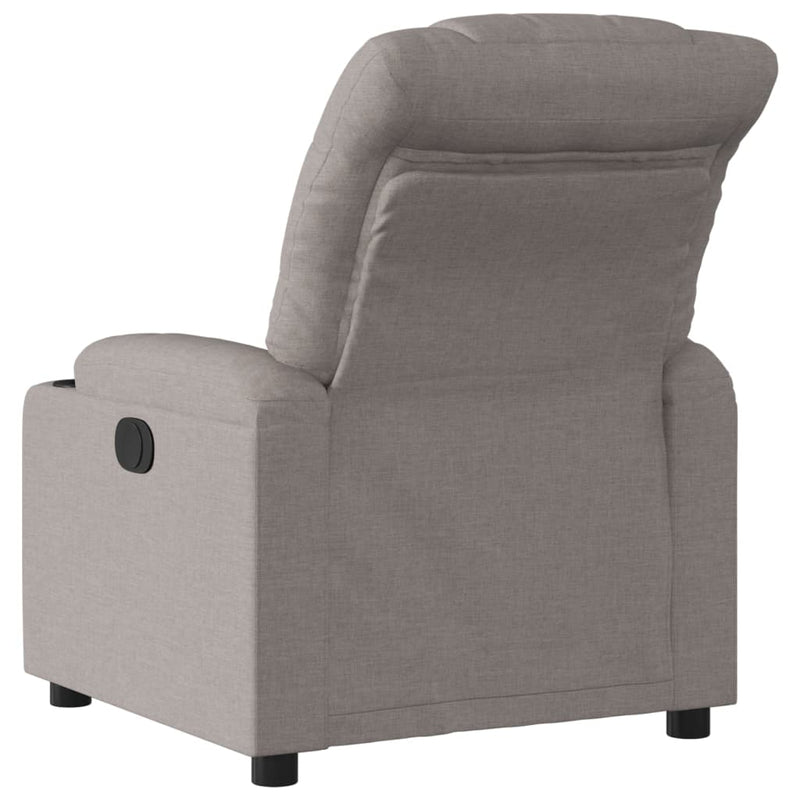 Relaxsessel Taupe Stoff