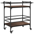 Küchenwagen Braun Eichen-Optik 82X40X78,5 Cm Holzwerkstoff
