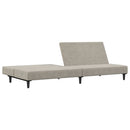 Schlafsofa 2-Sitzer Samt