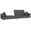 Schlafsofa 2-Sitzer Mit 2 Kissen Stoff