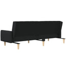 Schlafsofa 2-Sitzer Stoff