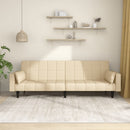 Schlafsofa 2-Sitzer Mit 2 Kissen Stoff